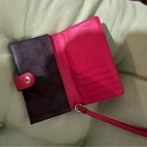 Coach wristlet
